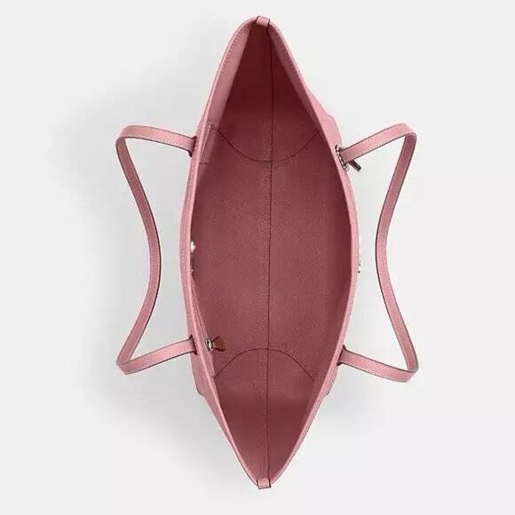 NWT Coach City Tote Bag In Signature Canvas CAL49 Dusty Pink - Picture 11 of 13